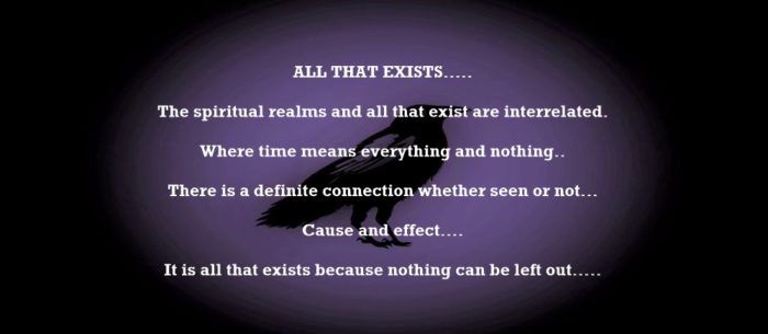 ALL THAT EXISTS.....